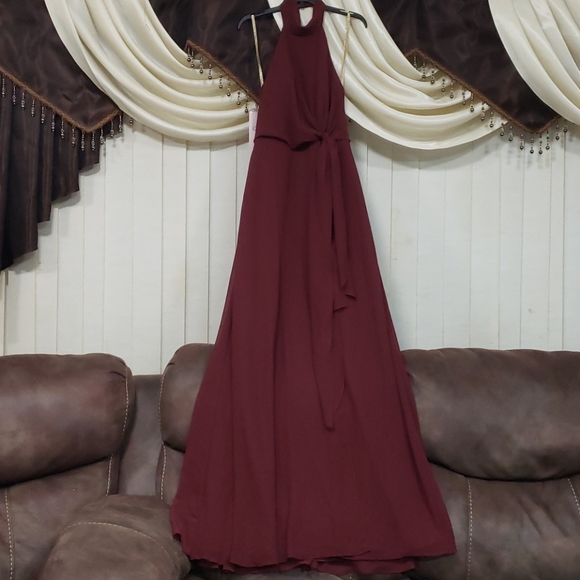 Jenny Yoo Elliya Mock Neck Dress - Picture 13 of 16